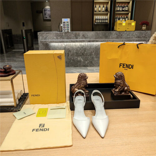 High Quality Luxury Fendi Back Strap Toe High Heels – Style 04531 product detail