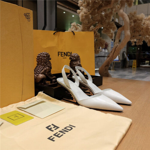 High Quality Luxury Fendi Back Strap Toe High Heels – Style 04531 product detail