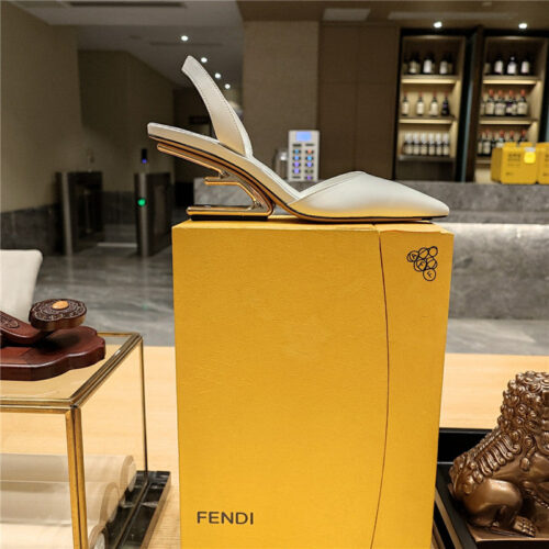 High Quality Luxury Fendi Back Strap Toe High Heels – Style 04531 product detail