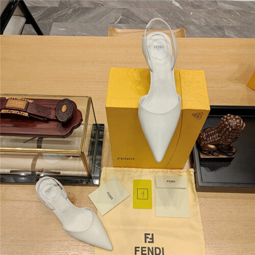 High Quality Luxury Fendi Back Strap Toe High Heels – Style 04531 product detail