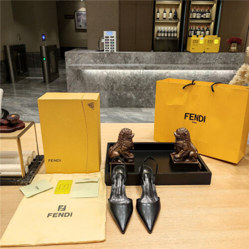 High Quality Luxury Fendi Back Strap Toe High Heels – Style 32211 product detail