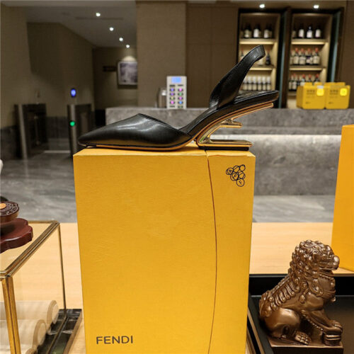 High Quality Luxury Fendi Back Strap Toe High Heels – Style 32211 product detail