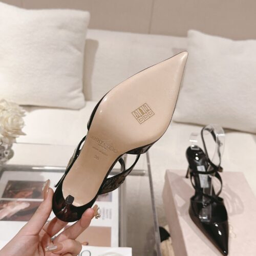 High Quality Luxury Jimmy Choo Silk Strappy Pumps – Style 79927 product detail