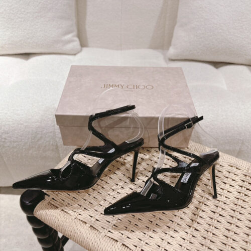 High Quality Luxury Jimmy Choo Silk Strappy Pumps – Style 79927 product detail