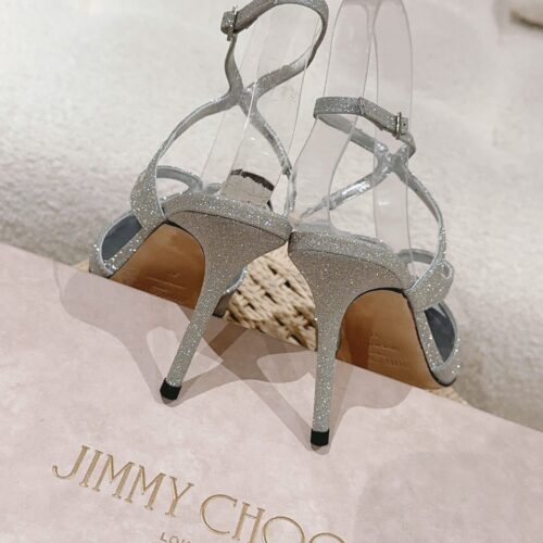High Quality Luxury Jimmy Choo Silk Strappy Pumps – Style 71447 product detail