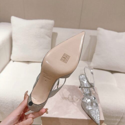 High Quality Luxury Jimmy Choo Silk Strappy Pumps – Style 71447 product detail