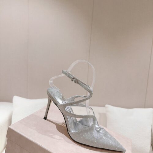 High Quality Luxury Jimmy Choo Silk Strappy Pumps – Style 71447 product detail