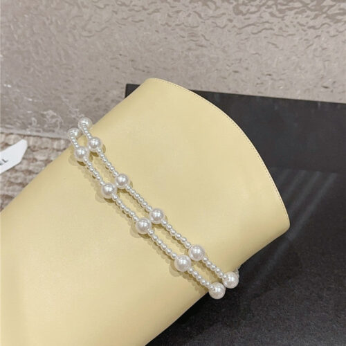 High Quality Luxury Chanel Pearl Accessories High Heel Boots – Style 02886 product detail