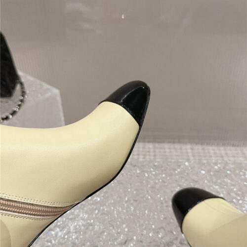 High Quality Luxury Chanel Pearl Accessories High Heel Boots – Style 99494 product detail