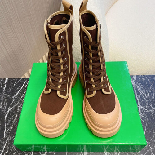 High Quality Luxury Bottega Veneta Couples Biker Boots