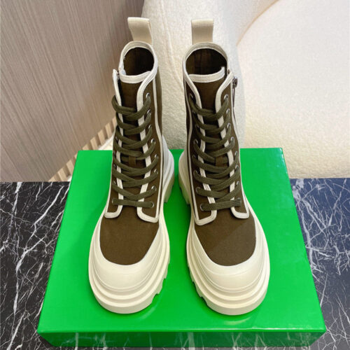 High Quality Luxury Bottega Veneta Couples Biker Boots – Style 31622
