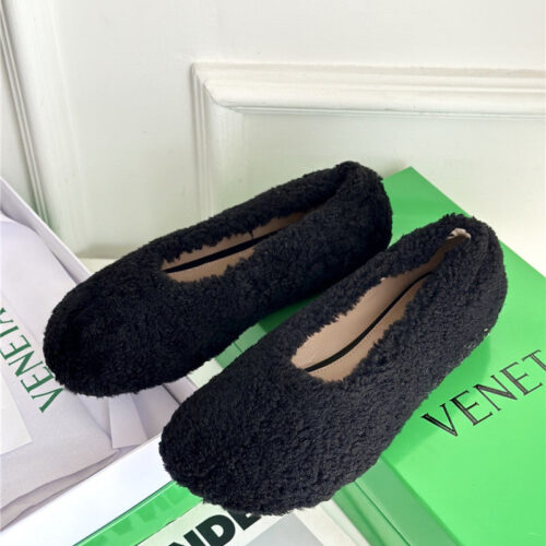 High Quality Luxury Bottega Veneta New Fur Shoes