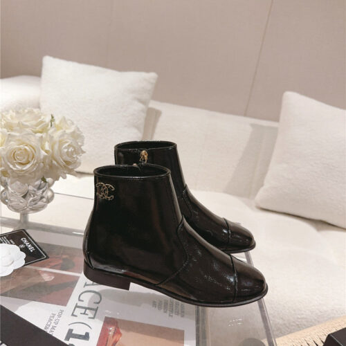 High Quality Luxury Chanel New Chelsea Ankle Boots – Style 64230 alternate view
