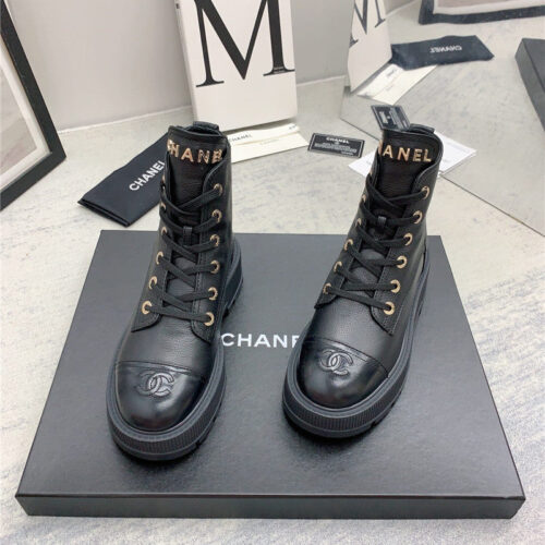 High Quality Luxury Chanel New Motorcycle Boots alternate view
