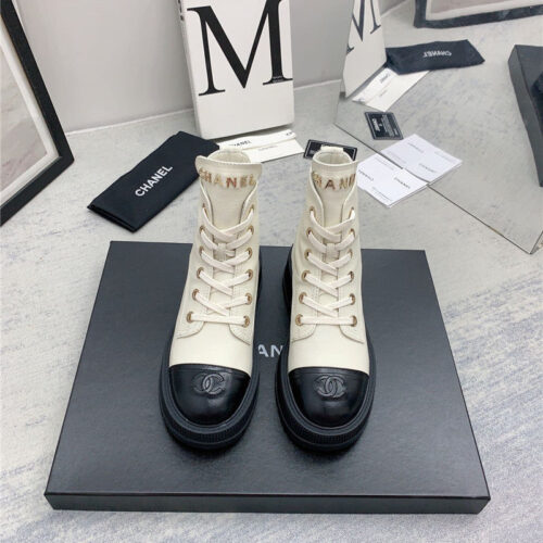 High Quality Luxury Chanel New Motorcycle Boots – Style 74438 product detail