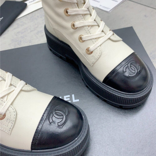 High Quality Luxury Chanel New Motorcycle Boots – Style 74438 product detail