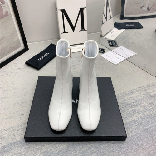 High Quality Luxury Chanel Autumn And Winter All-Match Elastic Ankle Boots – Style 13414 product detail
