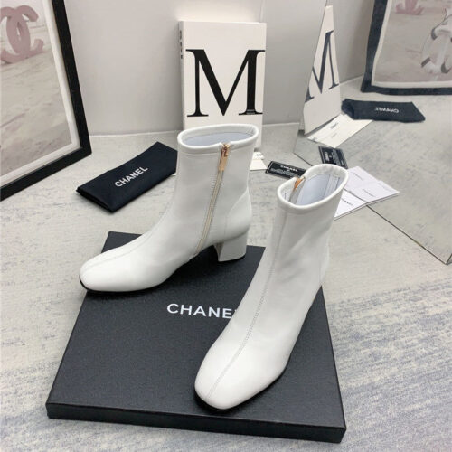 High Quality Luxury Chanel Autumn And Winter All-Match Elastic Ankle Boots – Style 13414 alternate view