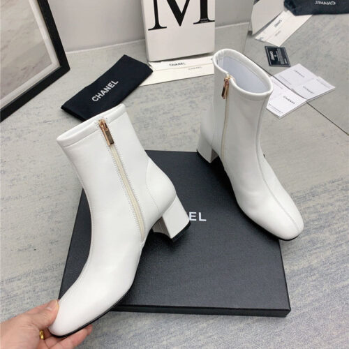 High Quality Luxury Chanel Autumn And Winter All-Match Elastic Ankle Boots – Style 13414 product detail