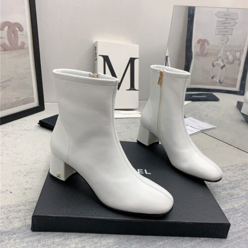 High Quality Luxury Chanel Autumn And Winter All-Match Elastic Ankle Boots – Style 13414 product detail
