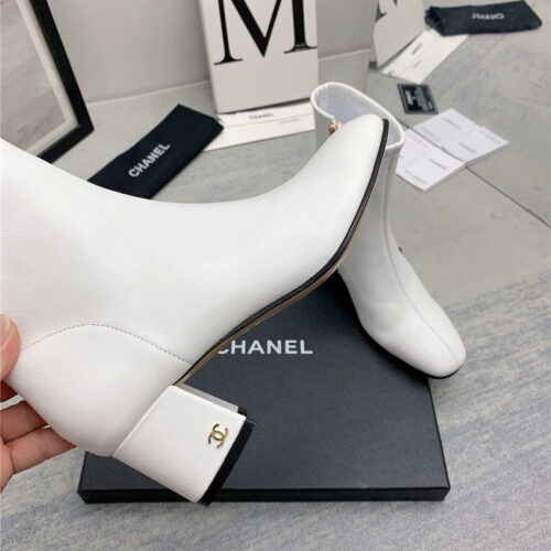 High Quality Luxury Chanel Autumn And Winter All-Match Elastic Ankle Boots – Style 13414 product detail
