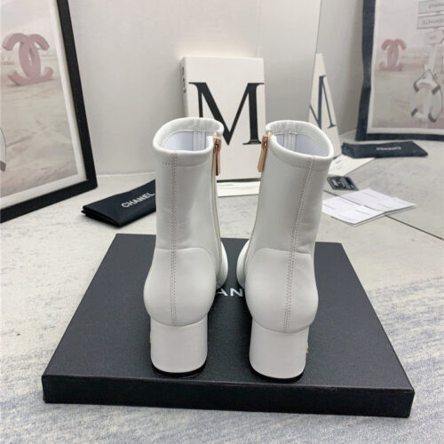 High Quality Luxury Chanel Autumn And Winter All-Match Elastic Ankle Boots – Style 13414 product detail
