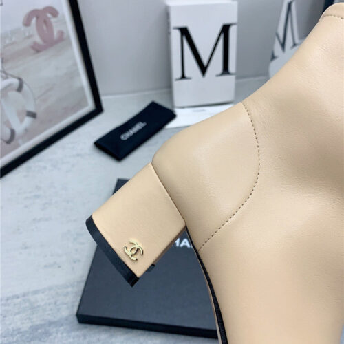 High Quality Luxury Chanel Autumn And Winter All-Match Elastic Ankle Boots – Style 39398 product detail