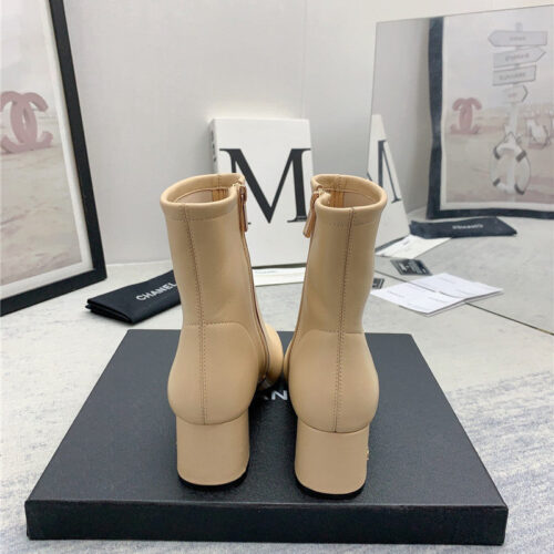 High Quality Luxury Chanel Autumn And Winter All-Match Elastic Ankle Boots – Style 39398 product detail