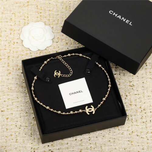 High Quality Luxury Chanel Copper Ball Decoration Necklace