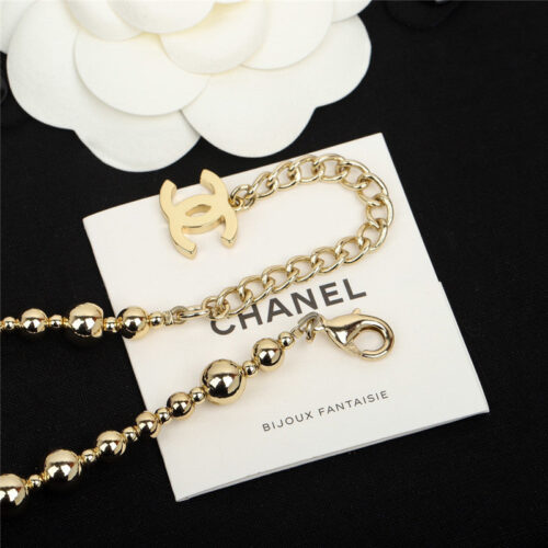 High Quality Luxury Chanel Copper Ball Decoration Necklace product detail