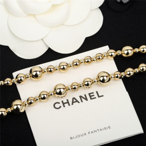 High Quality Luxury Chanel Copper Ball Decoration Necklace product detail