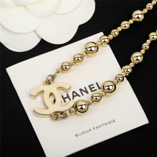 High Quality Luxury Chanel Copper Ball Decoration Necklace product detail