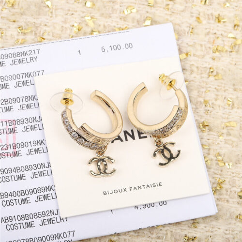 High Quality Luxury Chanel Double C Earrings product detail