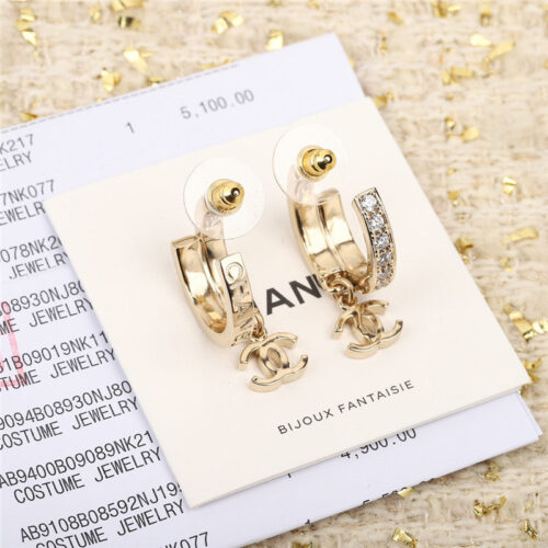 High Quality Luxury Chanel Double C Earrings product detail