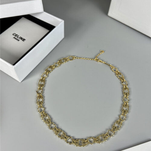 High Quality Luxury Celine Arc De Triomphe + Love Necklace