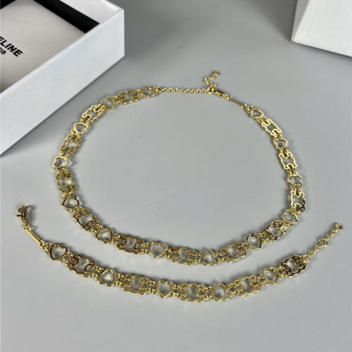 High Quality Luxury Celine Arc De Triomphe + Love Necklace alternate view
