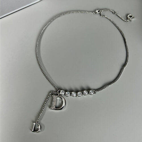 High Quality Luxury Dior Double D Necklace