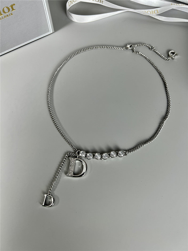 High Quality Luxury Dior Double D Necklace