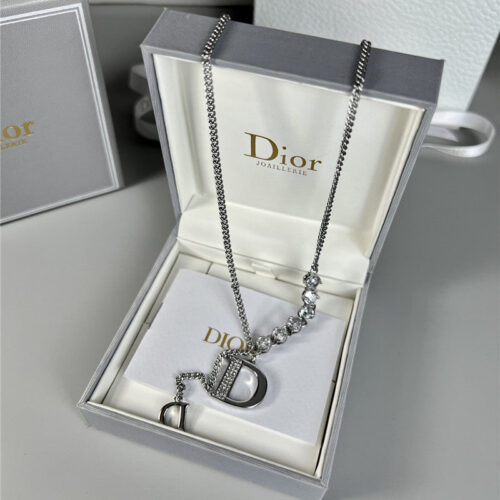High Quality Luxury Dior Double D Necklace alternate view