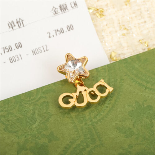 High Quality Luxury Gucci Large Single Stud Earrings