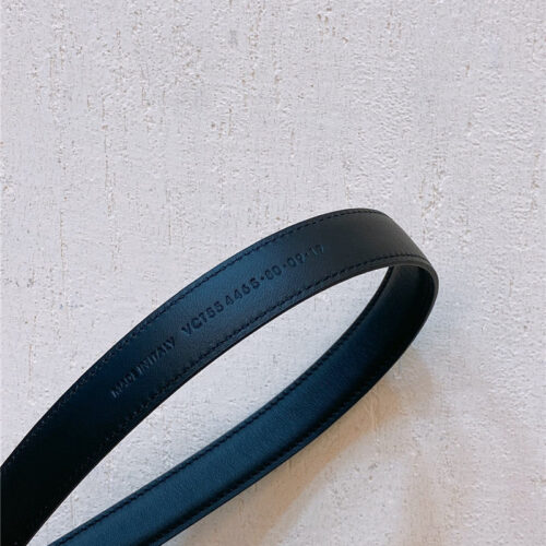 High Quality Luxury YSL Double Buckle Narrow Belt – Style 53638 product detail