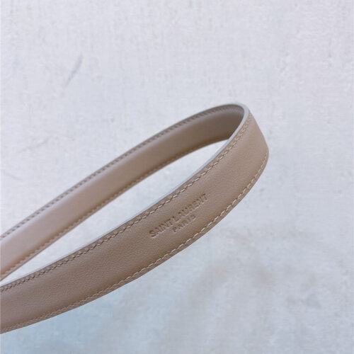 High Quality Luxury YSL Double Buckle Narrow Belt – Style 51942 product detail