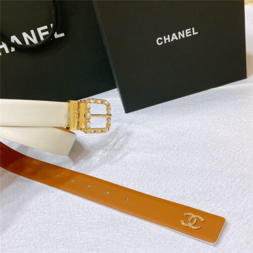 High Quality Luxury Chanel Swivel Hardware Buckle Belt – Style 81222 alternate view
