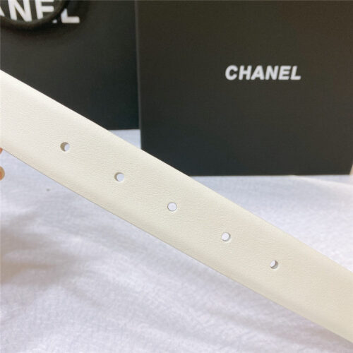 High Quality Luxury Chanel Swivel Hardware Buckle Belt – Style 46758 product detail