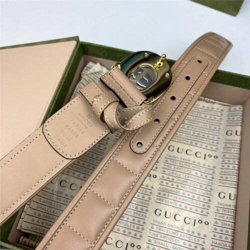 High Quality Luxury Gucci Womens New Belt – Style 35782 product detail