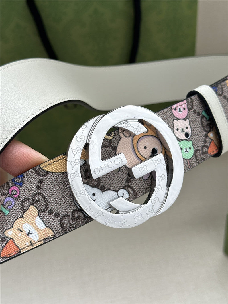 High Quality Luxury Gucci GG Supreme Canvas Belt – Style 02534 product detail