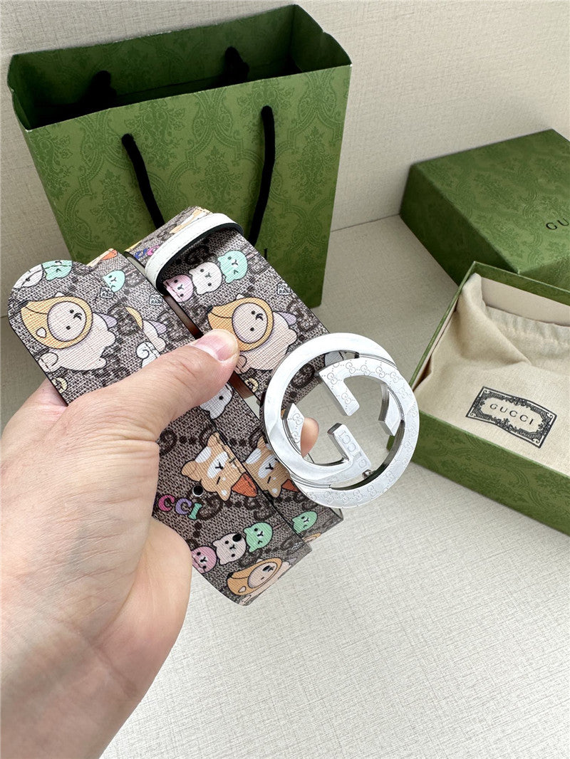 High Quality Luxury Gucci GG Supreme Canvas Belt – Style 02534 product detail