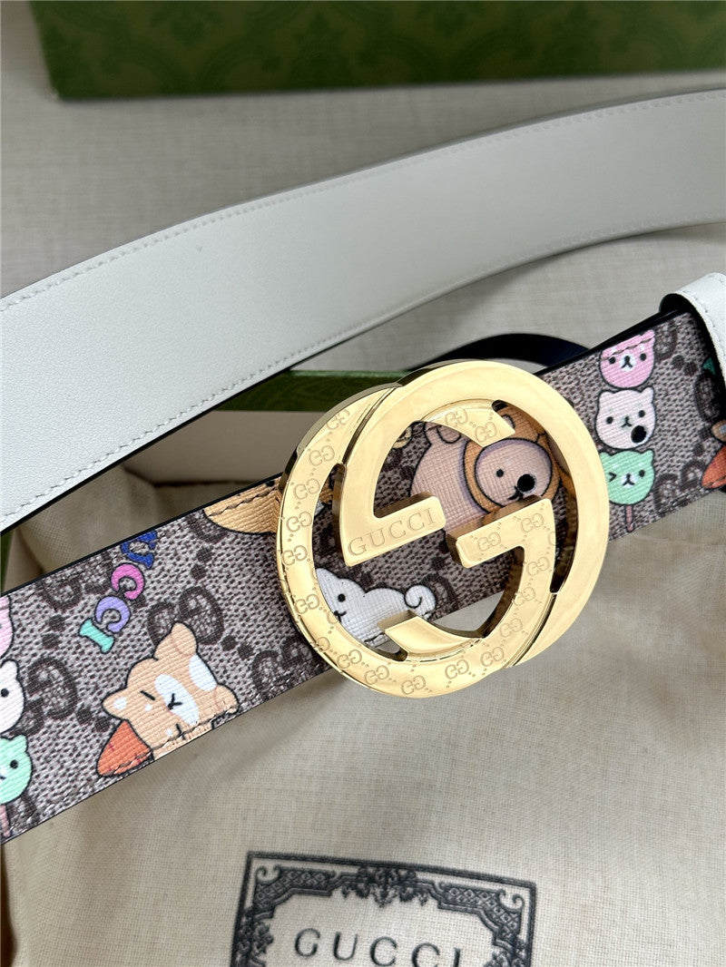 High Quality Luxury Gucci GG Supreme Canvas Belt – Style 02534 product detail