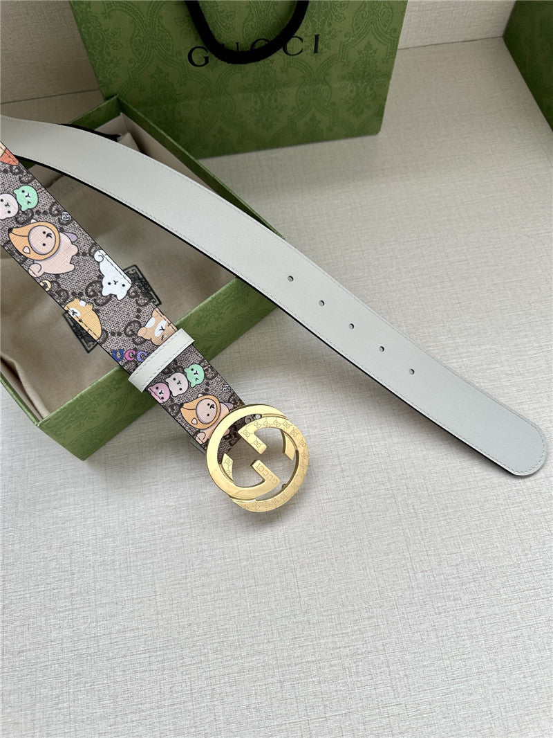 High Quality Luxury Gucci GG Supreme Canvas Belt – Style 02534 product detail
