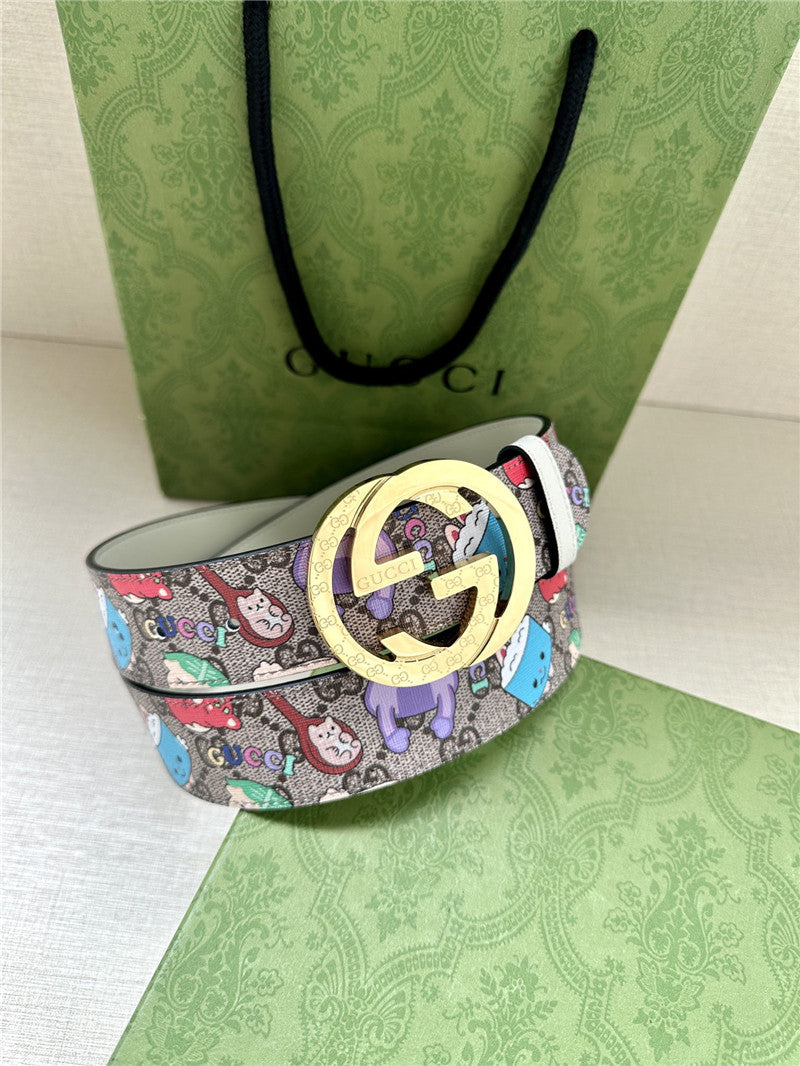 High Quality Luxury Gucci GG Supreme Canvas Belt product detail